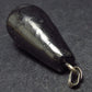 Genuine Drop Shape Black Shungite Pendant From Russia - 1.5"