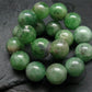 Green Garnet Tsavorite Genuine Bracelet ~ 7 Inches ~ 12mm Round Beads