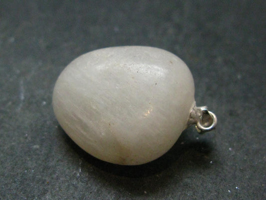 Very Rare White Cryolite 925 Silver Pendant from Greenland - 1.1" - 7.42 Grams