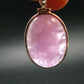 Gem Kunzite Silver Pendant From Brazil - 1.4"