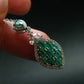 Emerald Silver Pendant W/Chain From Colombia - 3.85 Grams Total