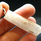 Scolecite Silver Pendant From India - 2.1"
