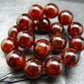 Gem Garnet Hessonite Genuine Bracelet ~ 7 Inches ~ 10mm Round Beads
