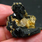 Clear Goshenite Beryl on Black Tourmaline Cluster From Namibia - 1.2" - 8.94 Grams
