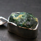 Blue Lazulite Silver Pendant From Pakistan - 1.0" - 5.39 Grams