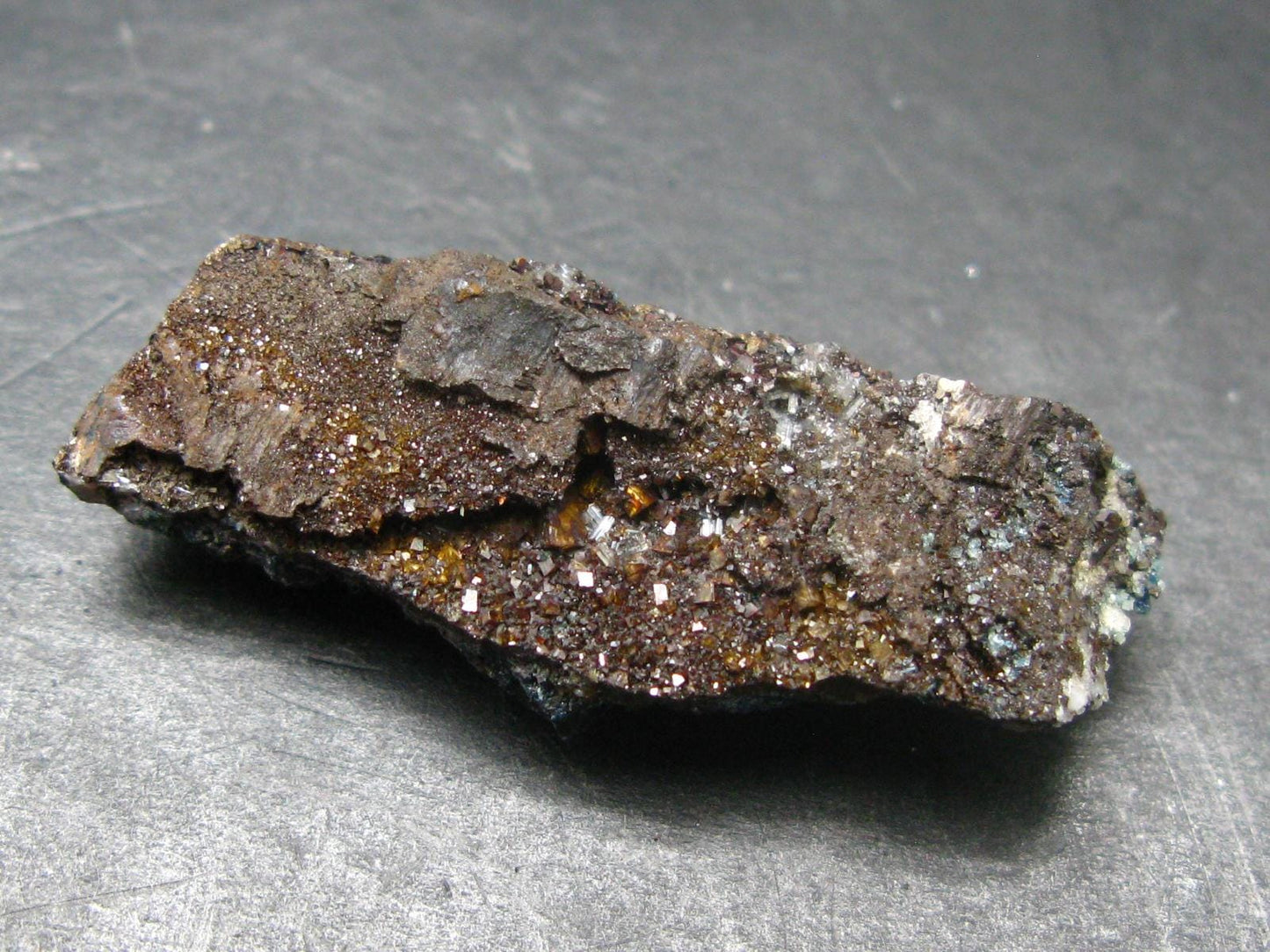 Lazulite & Siderite Cluster From Canada - 1.6" - 8.26 Grams