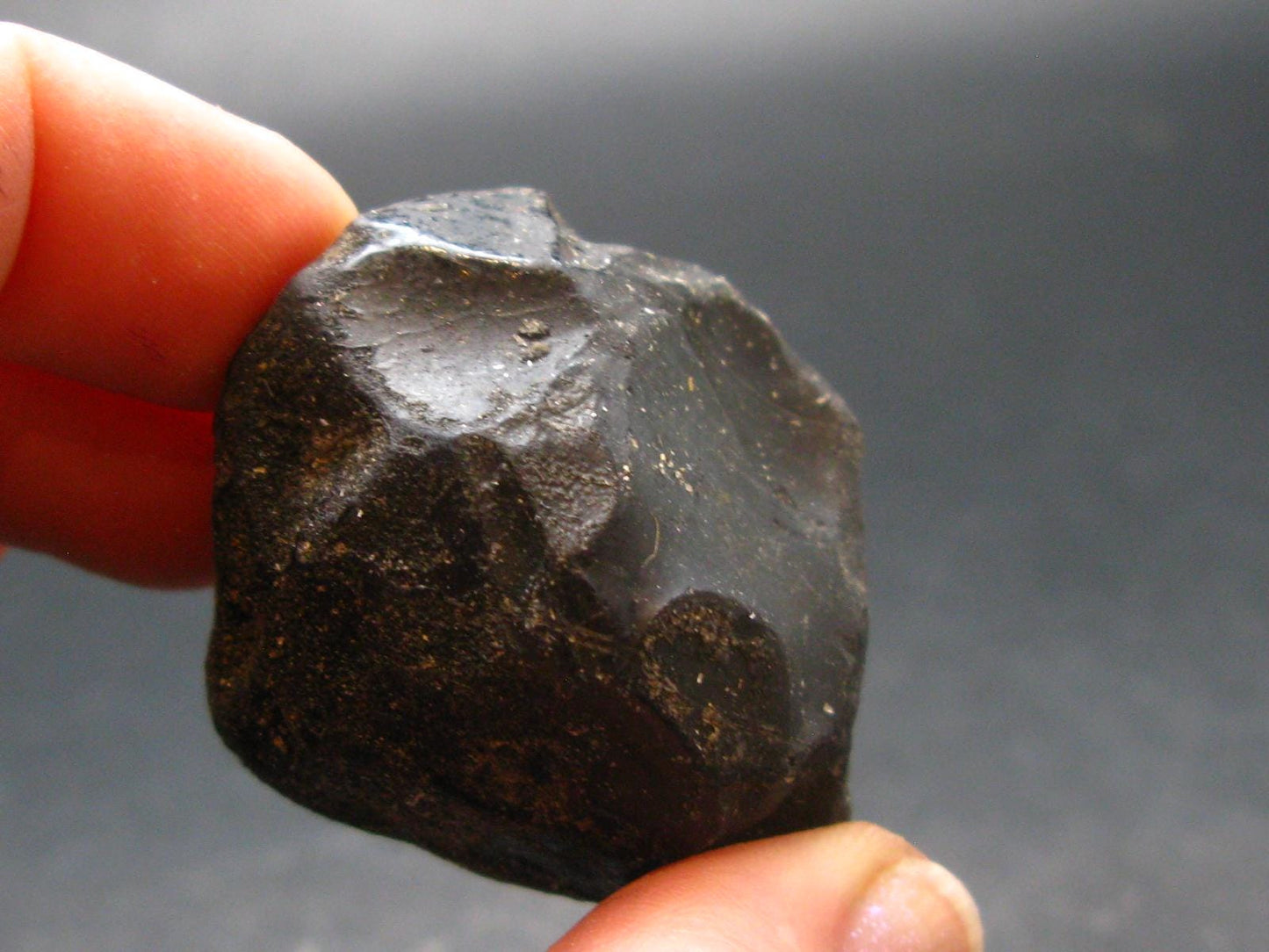 Apache Tear Obsidian Crystal From Mexico - 1.6" - 44.91 Grams