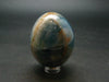Lemurian Aquatine Blue Calcite Egg From Argentina - 2.6"