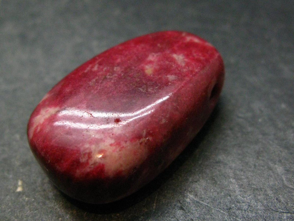 Rare Thulite Metal Free Pendant From Greenland - 1.3" - 16.72 Grams