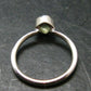 Moldavite Tektite Silver Ring from Czech Republic - 6 Size - 1.91 Grams