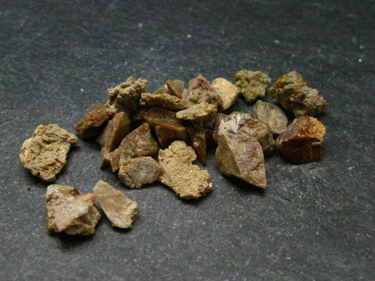 Rare Lot of 25 Monazite Crystals From Brazil - 8.70 Grams