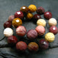 Mookaite Jasper Genuine Bracelet ~ 7 Inches ~ 8mm Facetted Beads