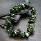 Seraphinite Clinochlore Genuine Bracelet ~ 7 Inches ~ 12mm Tumbled Beads