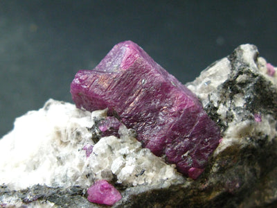 Ruby Cluster on Matrix From Russia - 5.4" - 407 Grams