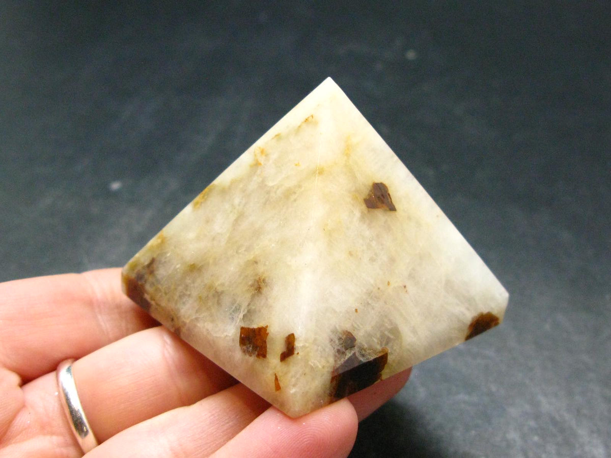 Rare Cryolite Pyramid From Greenland - 1.5" - 92.55 Grams