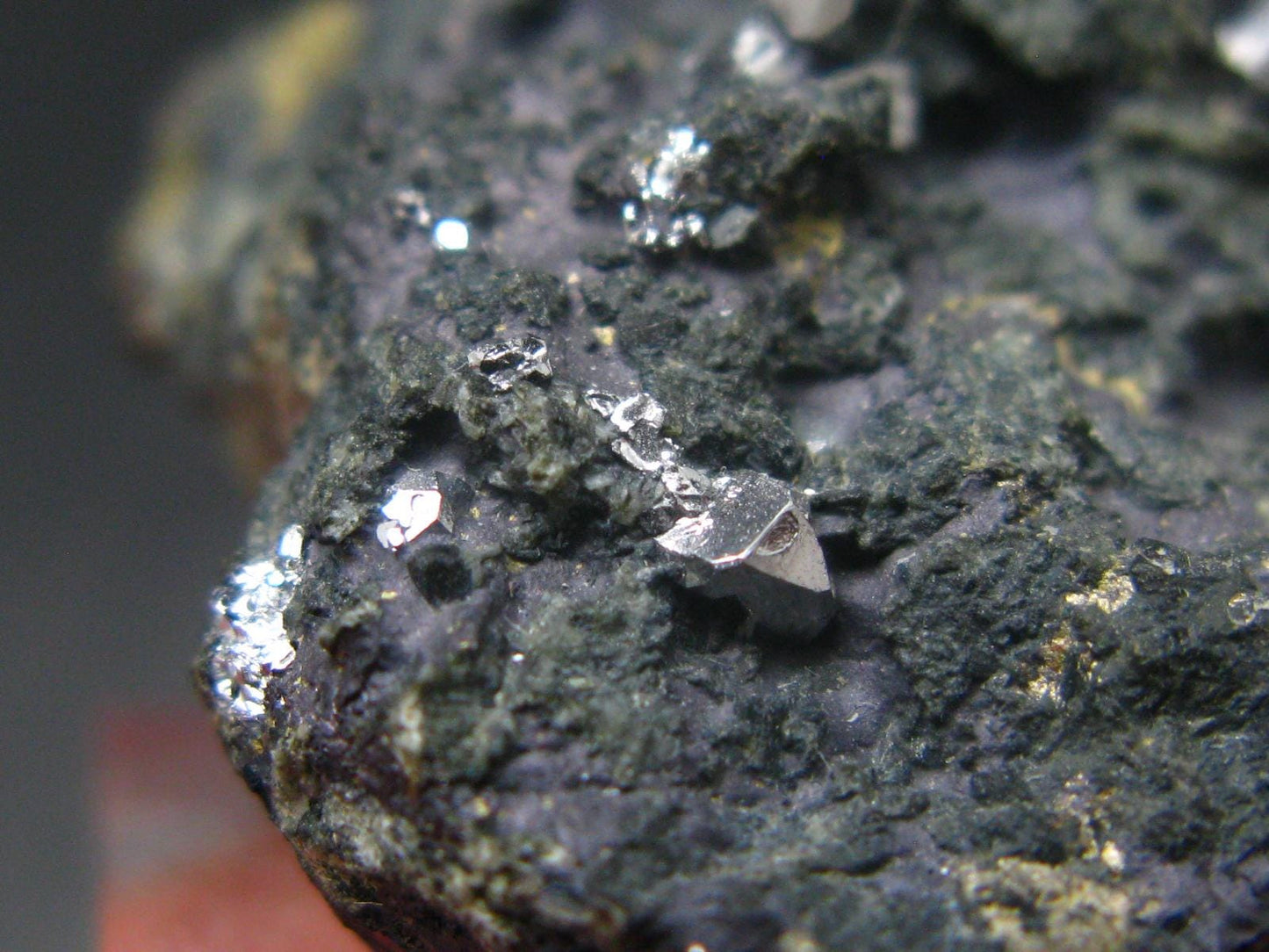 Sperrylite Crystals On Matrix From Norilsk Russia - 1.5" - 10+ Crystals