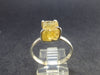 Fabulous Untreated Imperial Topaz 925 Silver Ring from Brazil - 2.87 Grams - Size 9.25