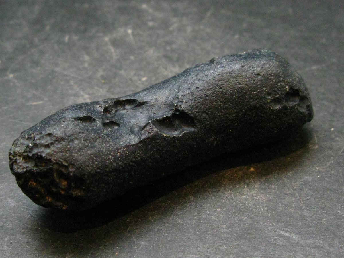 Rare Large Black Tibetan Tektite Raw Piece from Tibet - 2.5" - 34.87 Grams