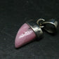 Rare Pink Tugtupite Sterling Silver Pendant From Greenland - 0.9" - 1.49 Grams
