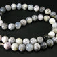 Merlinite Moss Agate Necklace Beads From Brazil - 19" - 10mm Round Beads