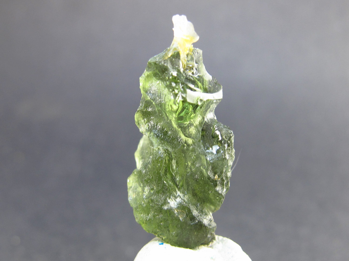 Moldavite Tektite Raw Piece from Czech Republic - 0.9" - 9.6 Carats - 1.93 Grams