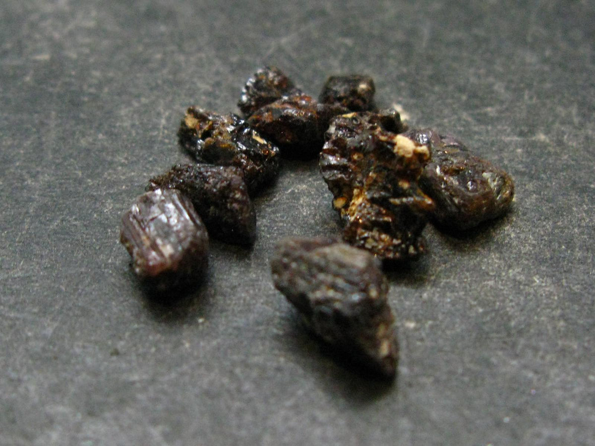 Lot of 10 Rare Painite Crystals From Burma - 13.0 Carats
