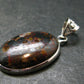 Zincite Franklinite Willemite Silver Pendant From USA - 1.4" - 7.43 Grams