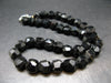 Black Tourmaline Necklace from Brazil - 17"