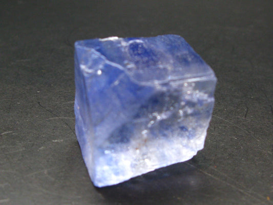 Blue Halite Crystal From USA - 1.1" - 34.13 Grams