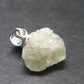 Green Herderite Silver Pendant From Pakistan - 0.6" - 1.26 Grams