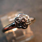 Genuine Alexandrite Gem Silver Ring From Russia - Size 6.25 - 1.57 Grams