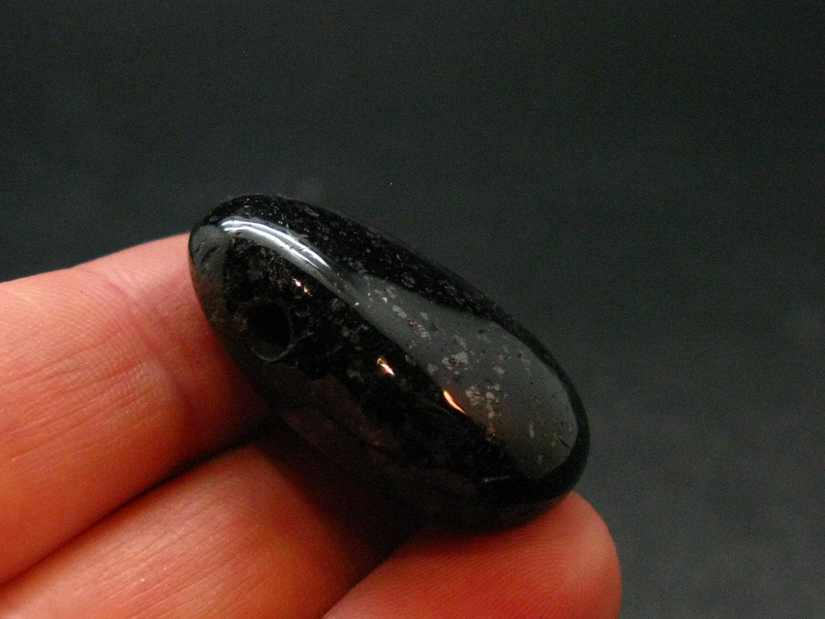 Nuumite Nuummite Metal Free Pendant From Greenland - 1.1" - 10.93 Grams