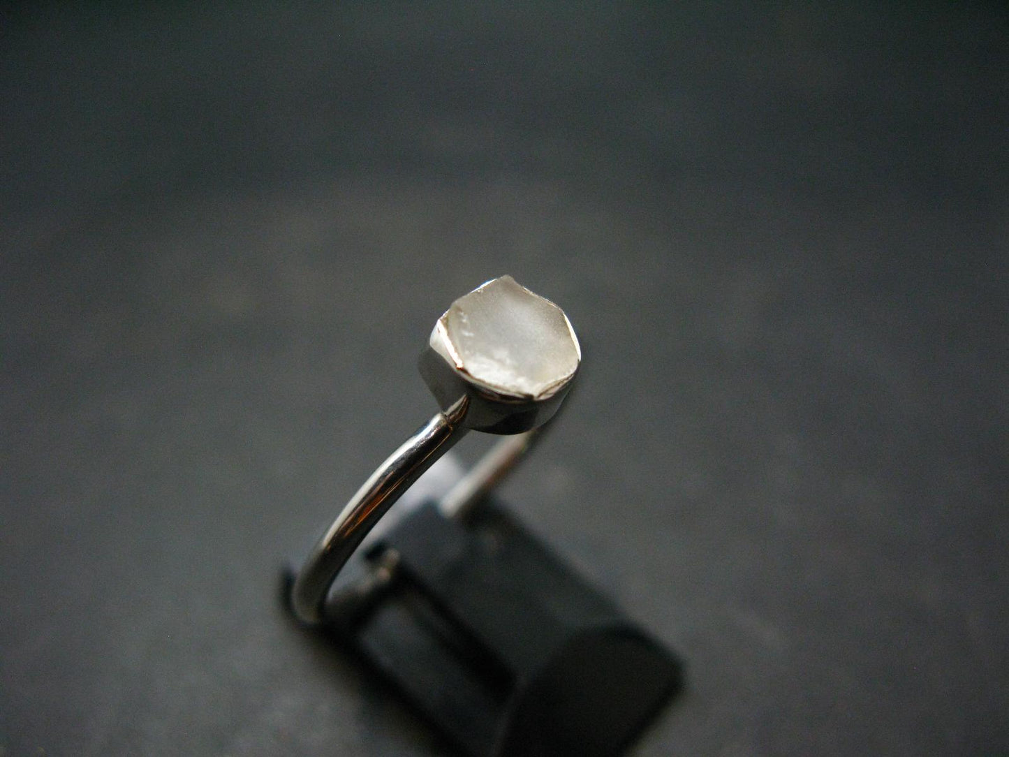 9.50 Carat Phenakite Phenacite Sterling Silver Size 8 Ring from Brazil