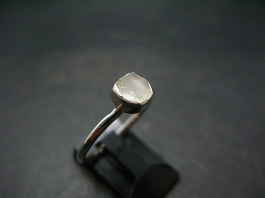 9.50 Carat Phenakite Phenacite Sterling Silver Size 8 Ring from Brazil