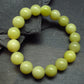 Healerite Serpentine Genuine Bracelet ~ 7 Inches ~ 12mm Round Beads