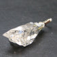 Goshenite Beryl Crystal 925 Silver Pendant From Brazil - 1.1" - 2.12 Grams