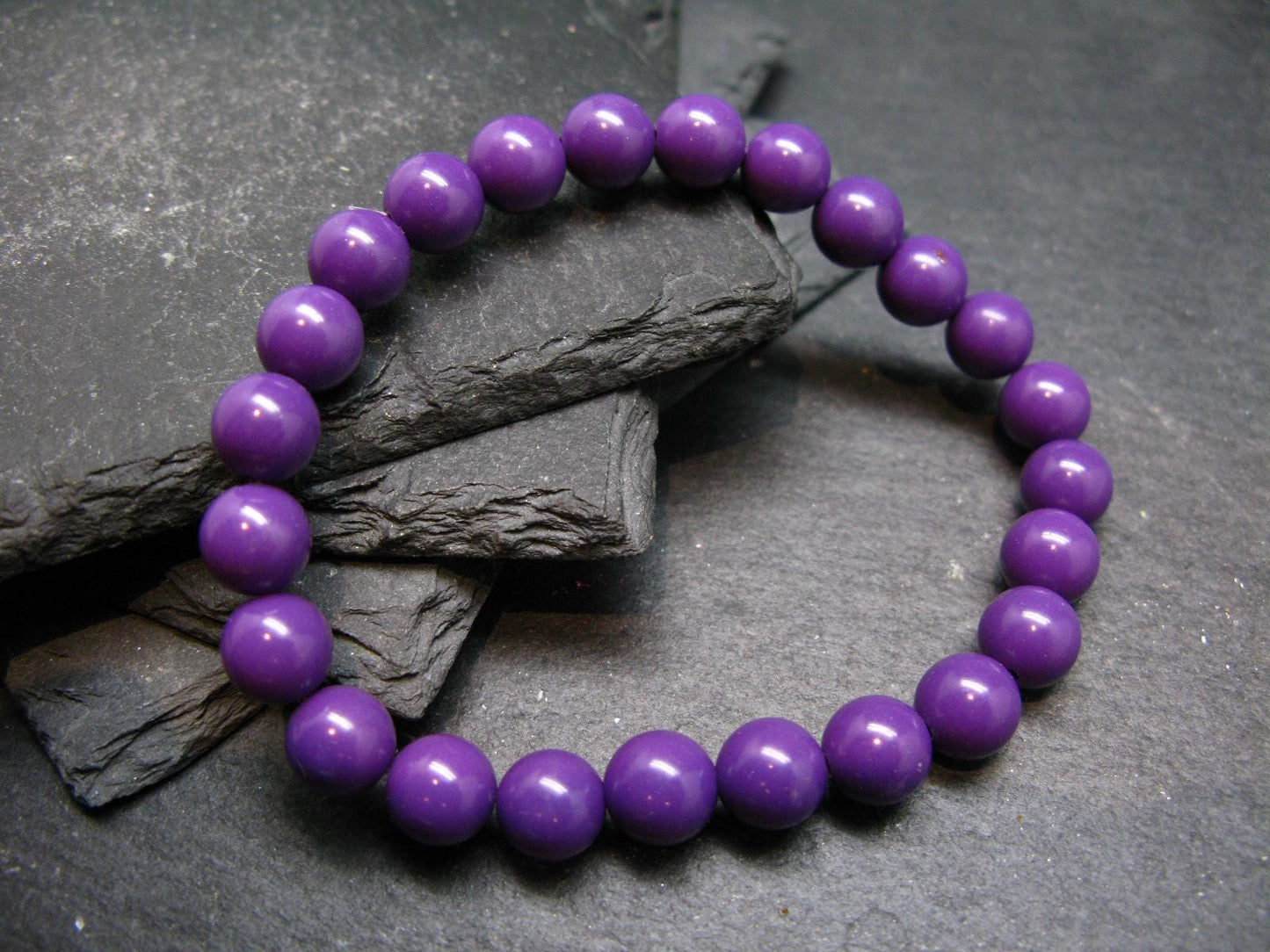 Phosphosiderite Phospho Siderite Genuine Bracelet ~ 7 Inches ~ 8mm Round Beads
