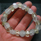 Hiddenite & Aquamarine Genuine Bracelet ~ 7 Inches ~ Facetted Beads