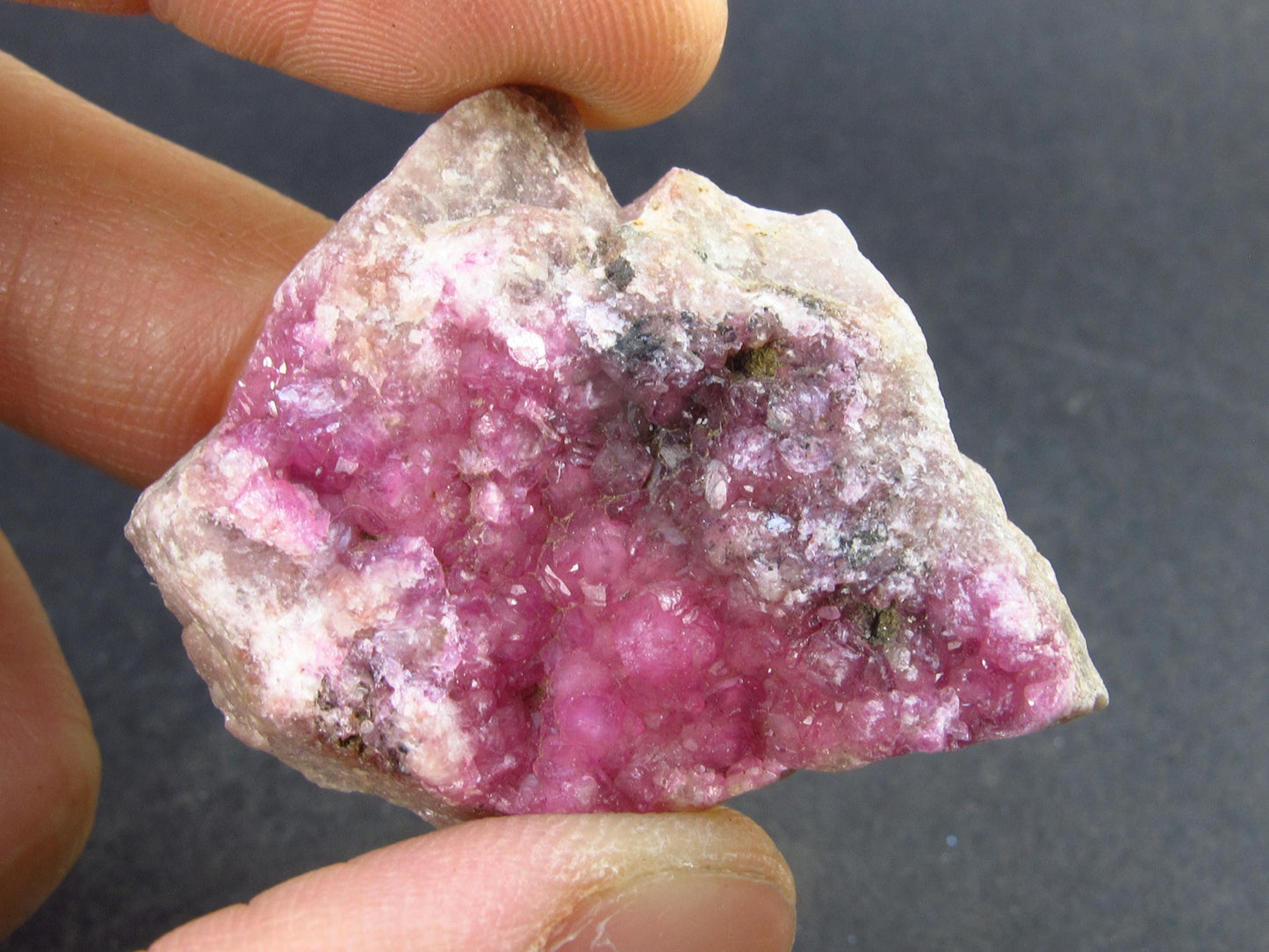 Rare Fine Cobaltocalcite Cobalto Calcite Cluster From Congo - 1.6" - 11.3 Grams