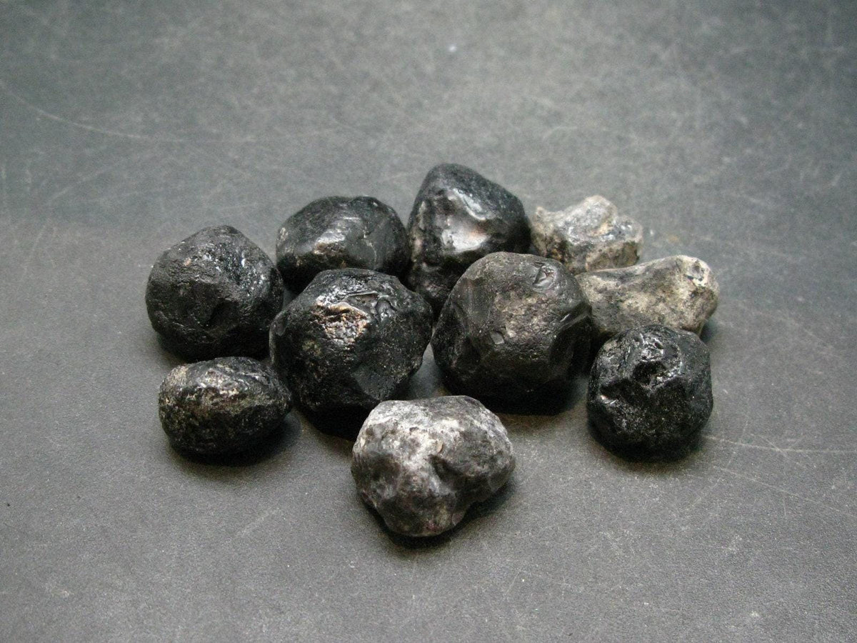 Lot of 10 Apache Tears Obsidian From Mexico - 50 Grams