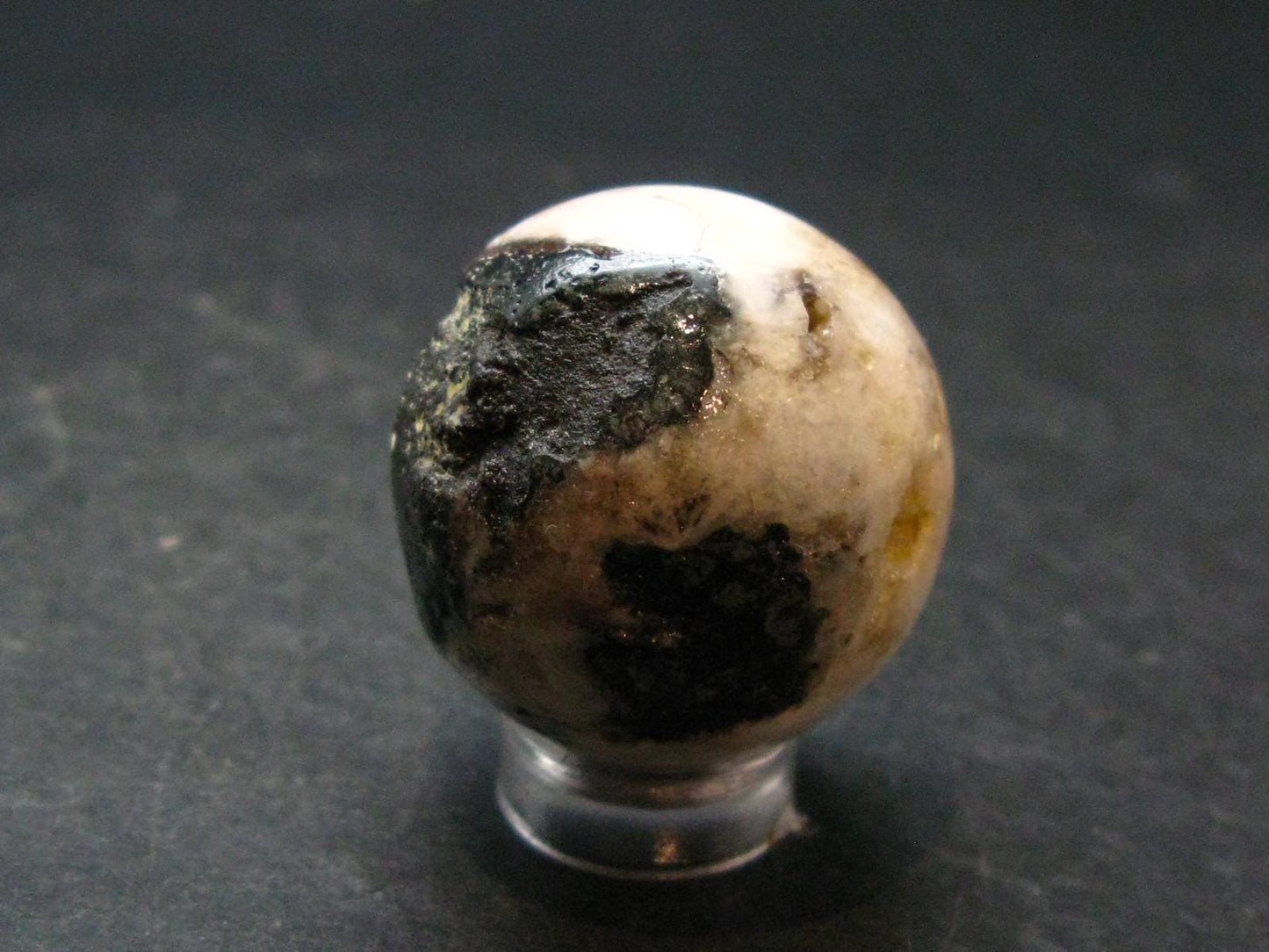 Natrolite Sphere Ball From Indonesia - 1.2" - 23.39 Grams