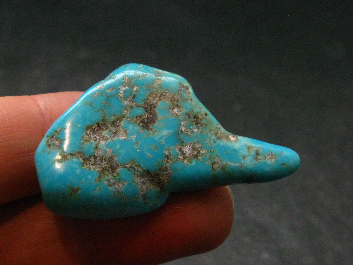 Genuine Tumbled Turquoise from Arizona, USA - 1.5" - 8.48 Grams