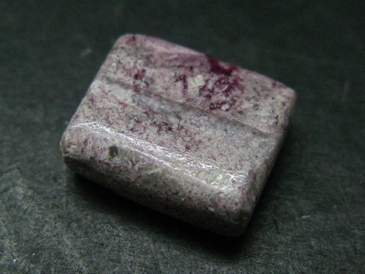 Beautiful Rare Gem Bixbite Red Beryl Emerald Cabochon From Utah USA - 12.01 Carats - 15x13mm