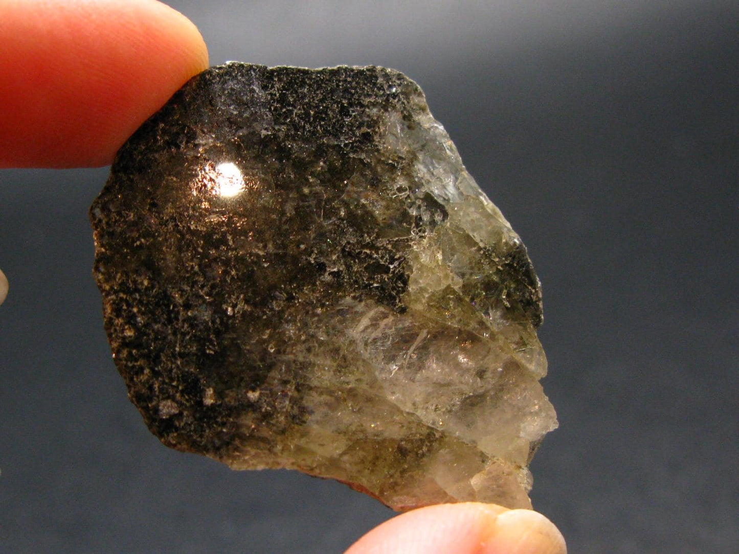 Phenakite Phenacite Polished Slice From Russia - 17.74 Grams - 1.7"