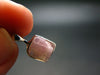 Pink Tanzanite Silver Pendant from Tanzania - 1.20 Grams - 0.6"