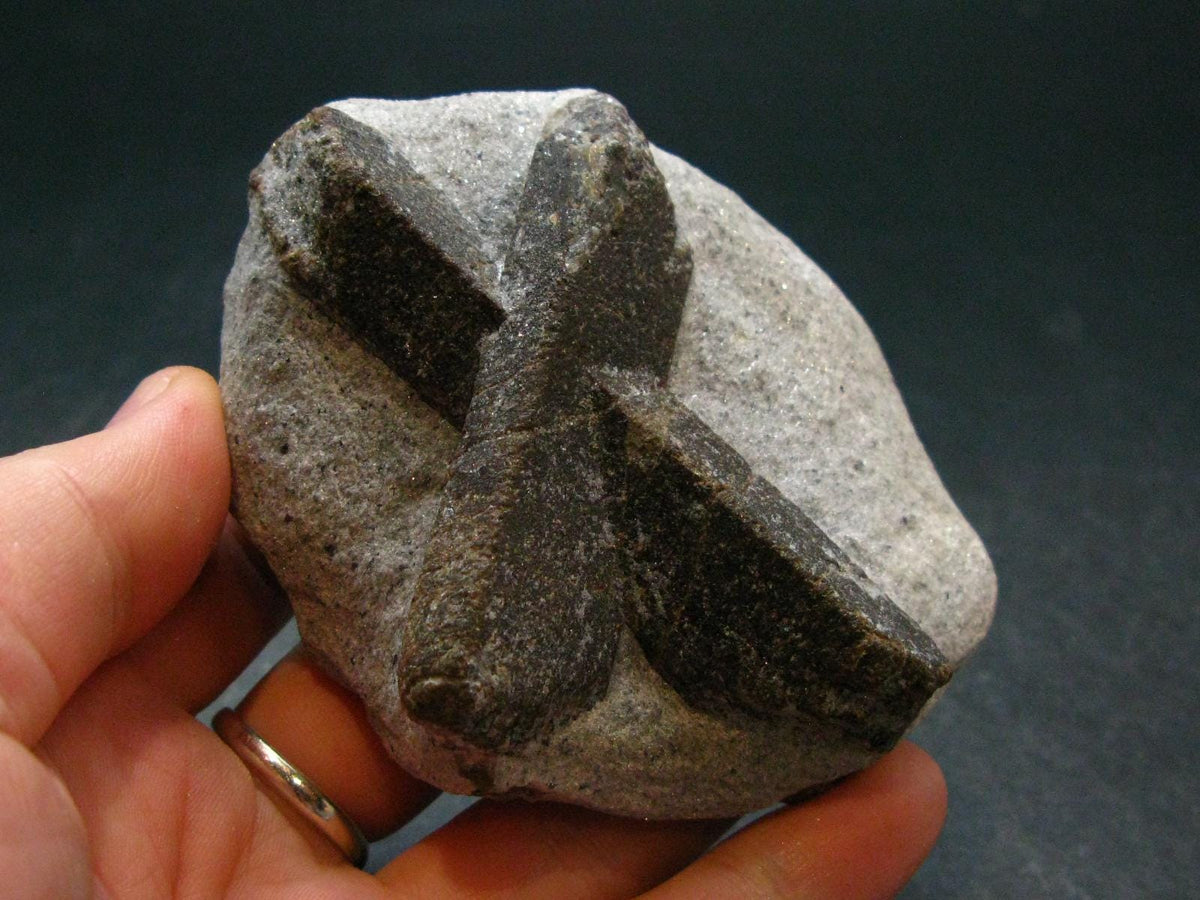 A Perfect Staurolite Crystal from Russia - 3.0" - 167.82 Grams