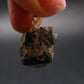 Blue Spinel Crystal Silver Pendant From Tanzania - 0.9" - 6.34 Grams