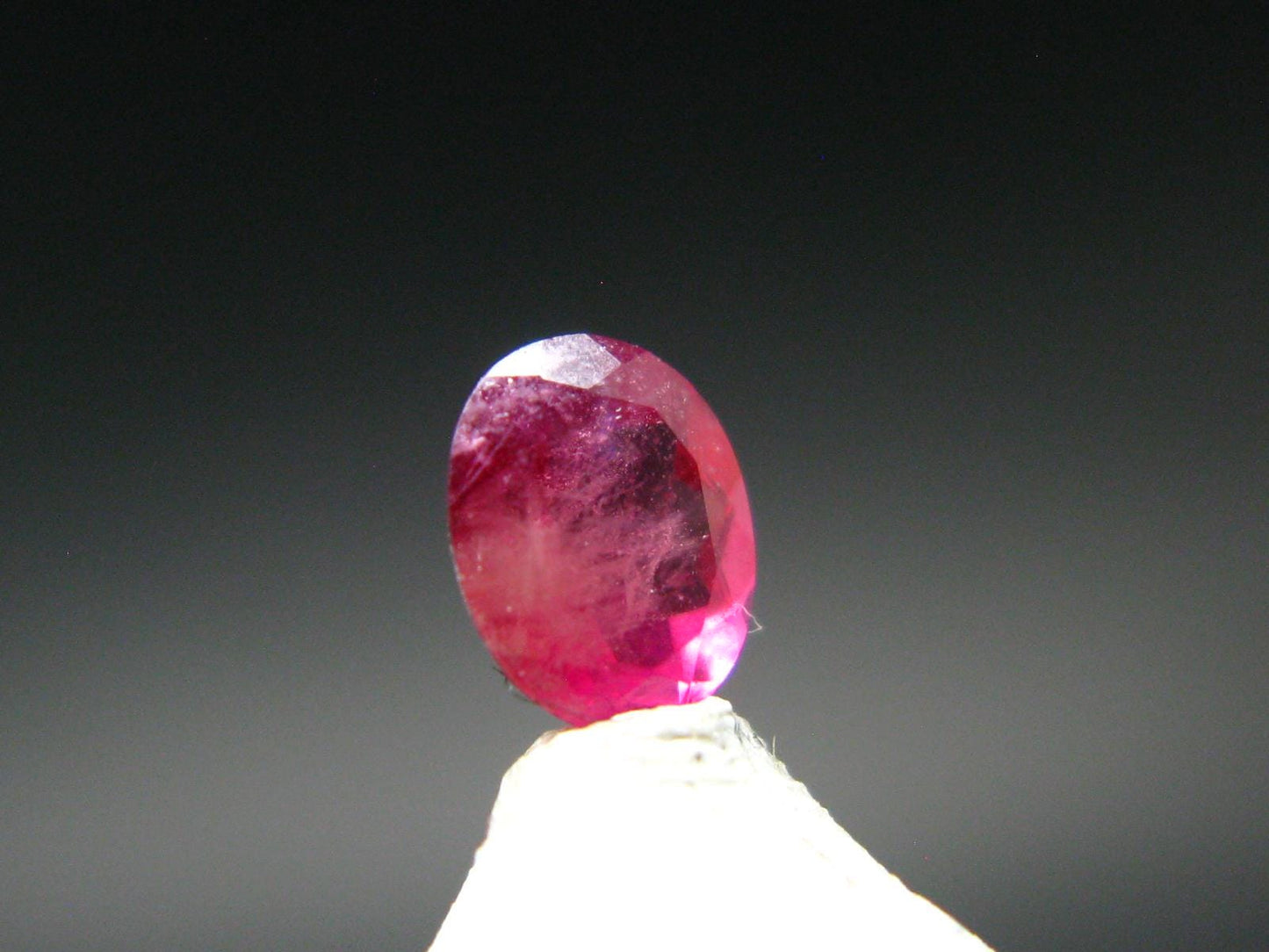 Beautiful Rare Gem Bixbite Red Beryl Emerald Cut Stone From Utah USA - 0.30 Carats - 4.8x3.9mm