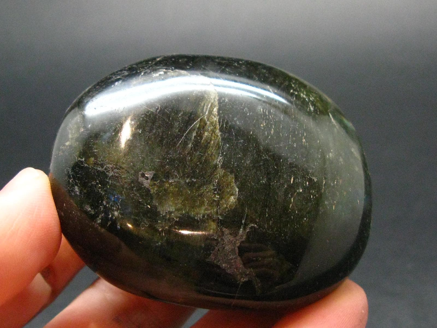 Labradorite Polished Stone from Madagascar - 2.1"