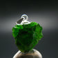 Green Chrome Diopside 925 Silver Pendant from Russia - 0.8" - 1.63 Grams